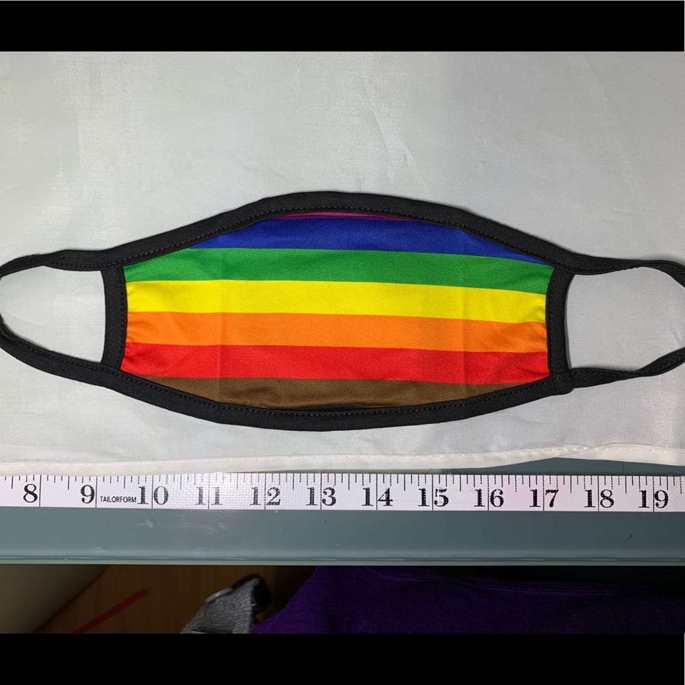 All inclusive Pride Flag Soft stretch Face Mask